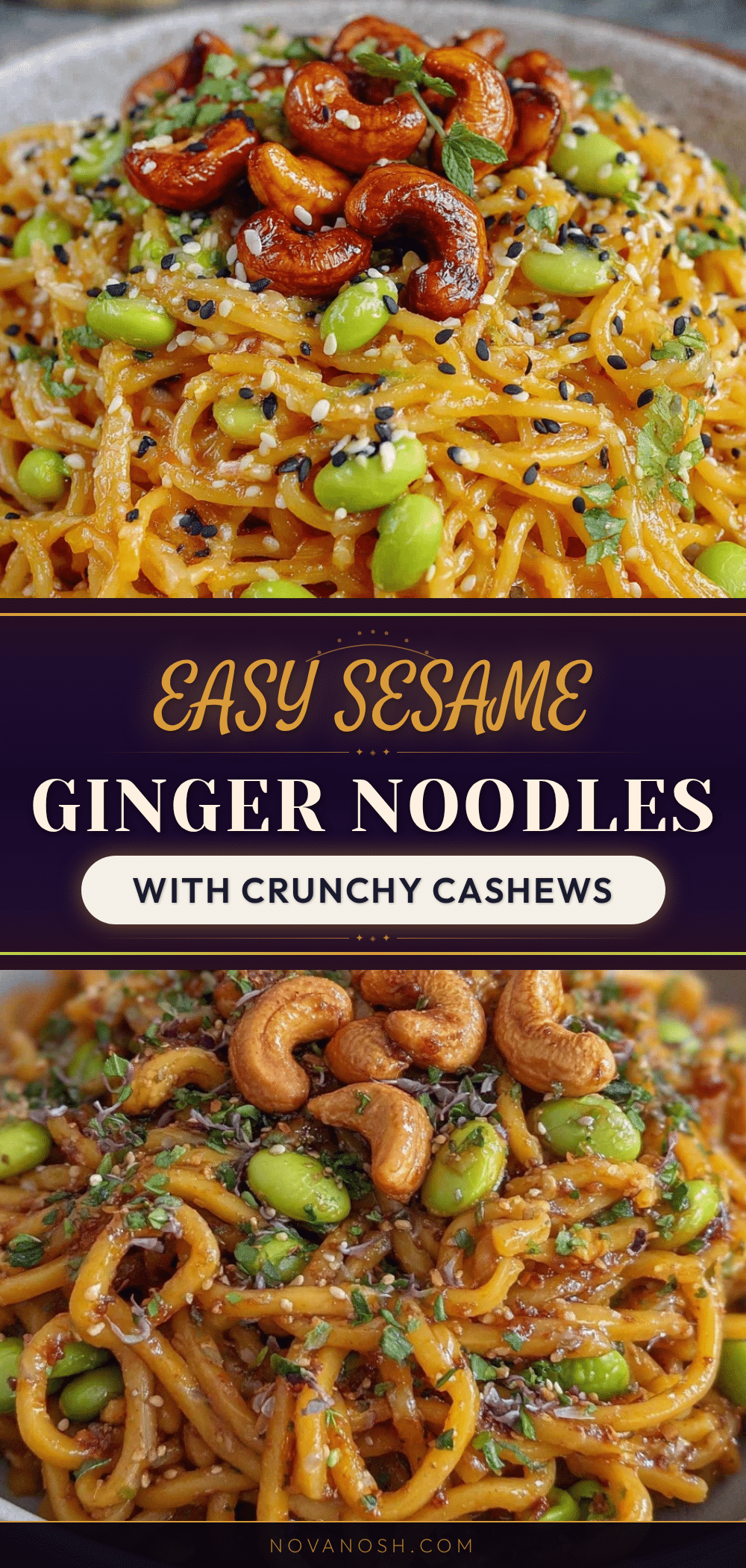 sesame ginger noodles recipe