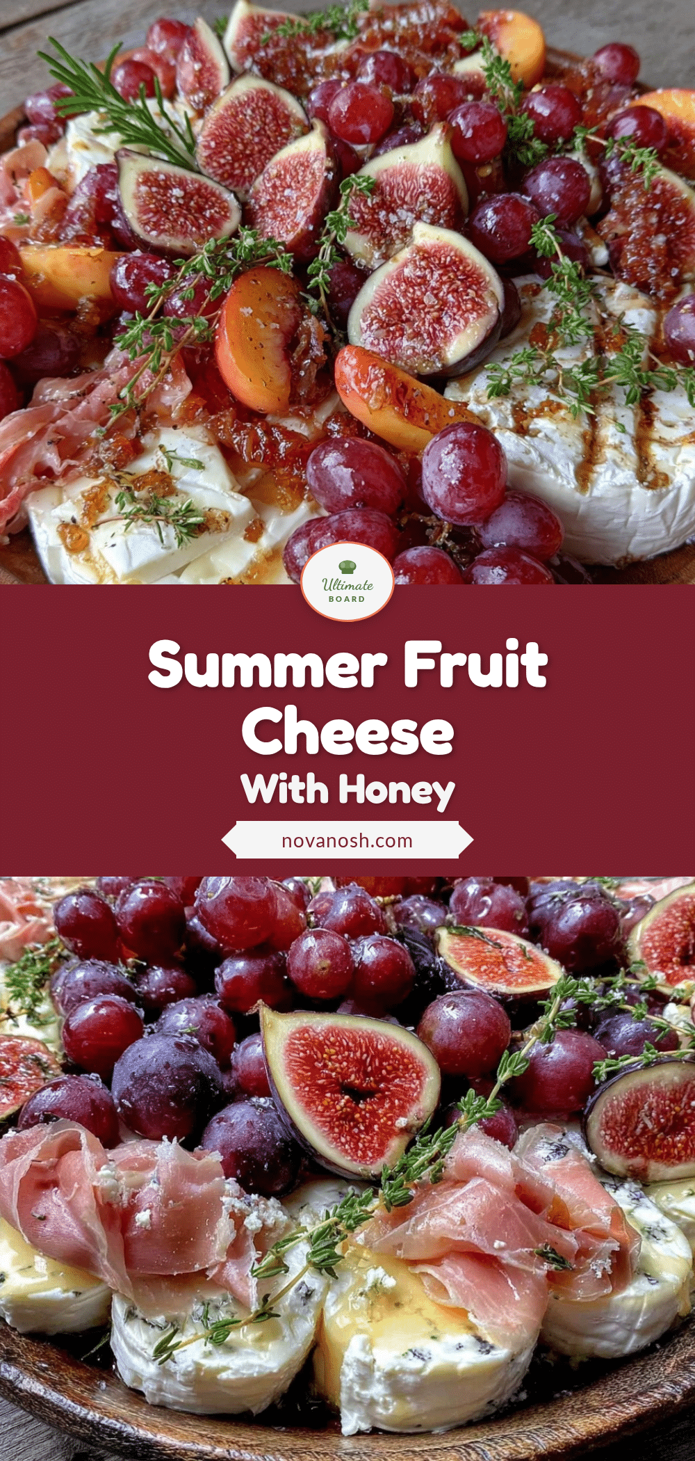 summer fruit and cheese board recipe