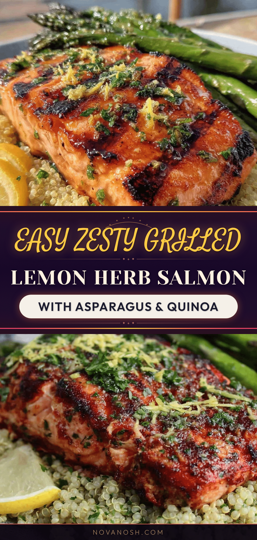 zesty grilled lemon herb salmon recipe
