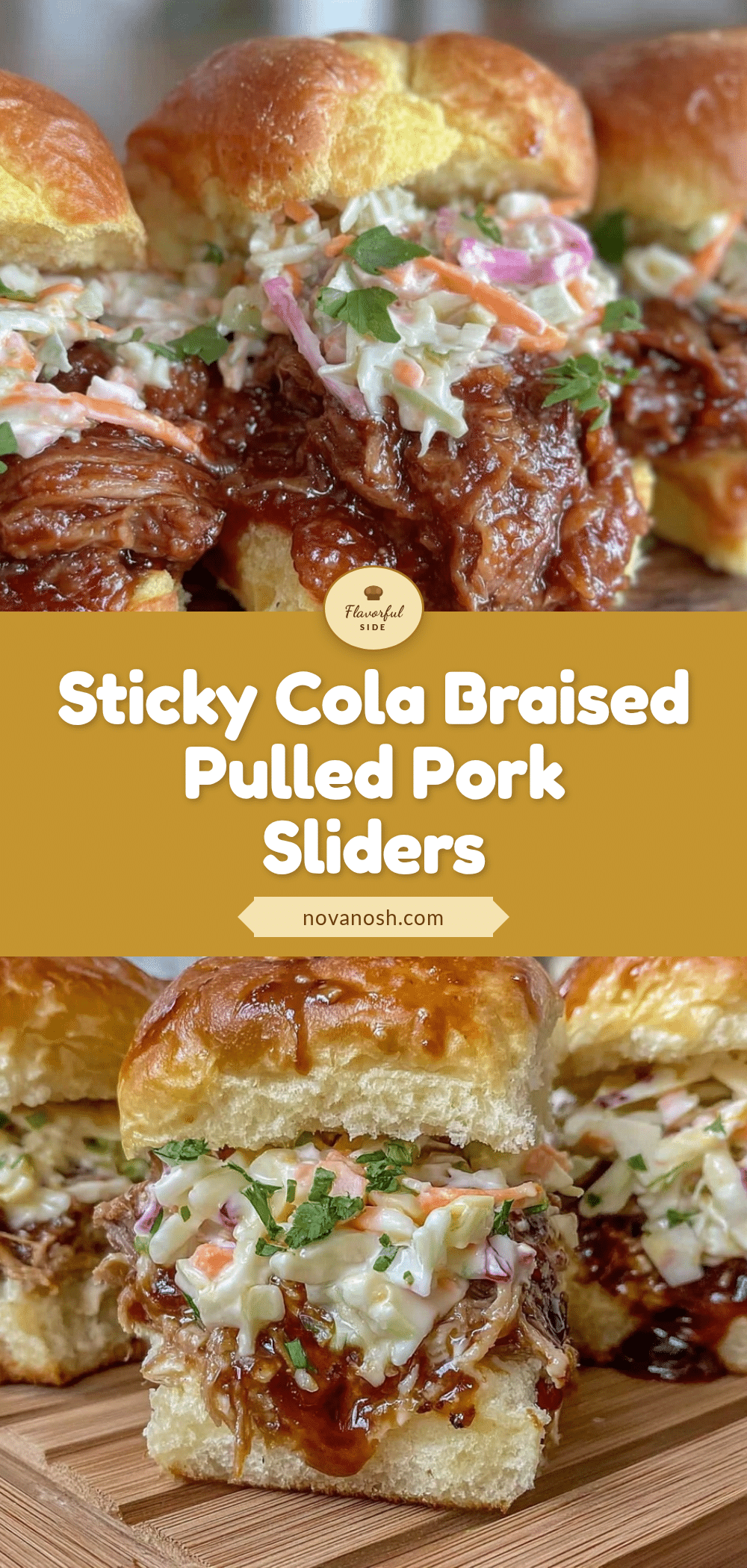 cola braised pulled pork sliders recipe