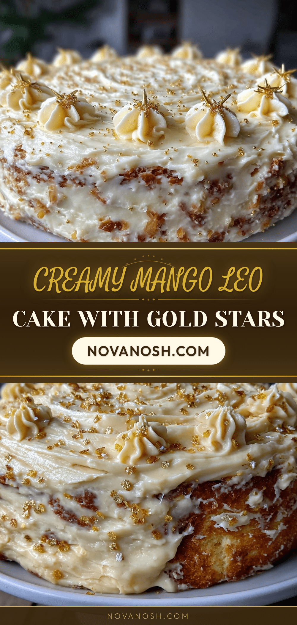 creamy mango leo birthday cake recipe