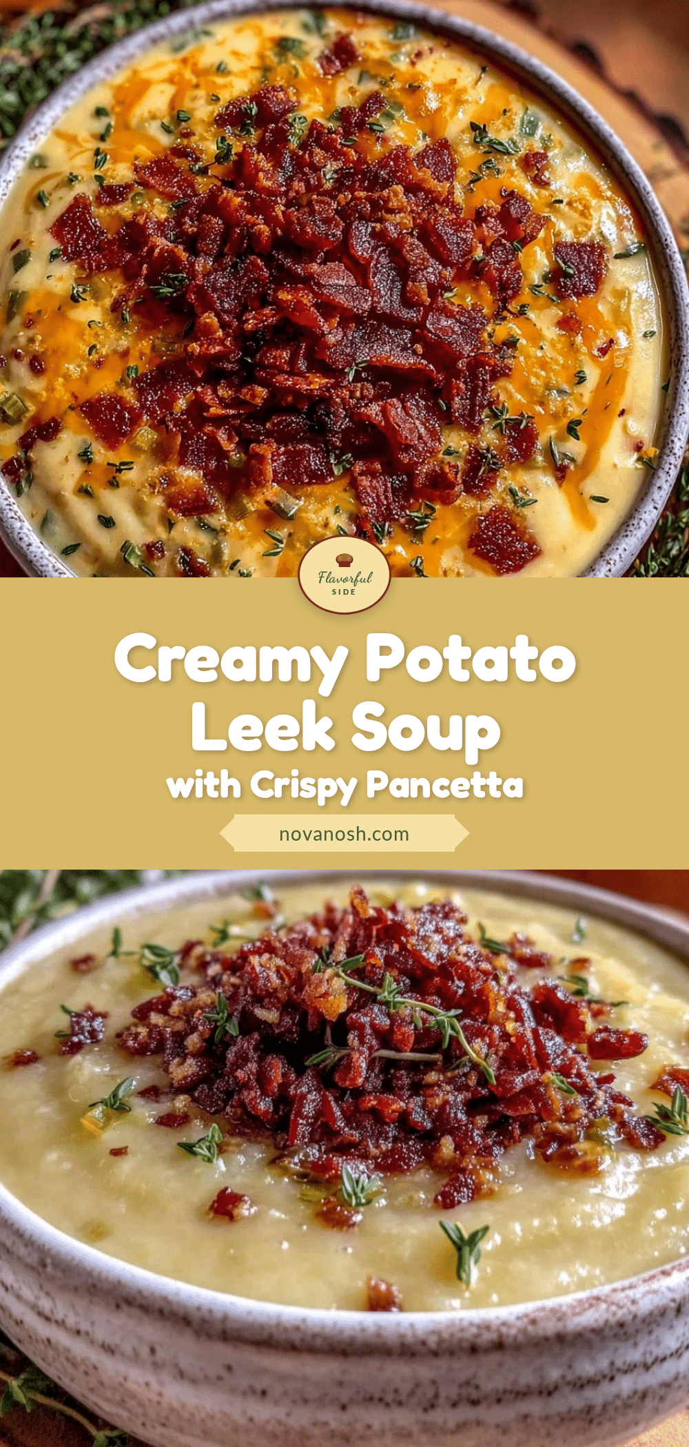 creamy potato leek soup recipe