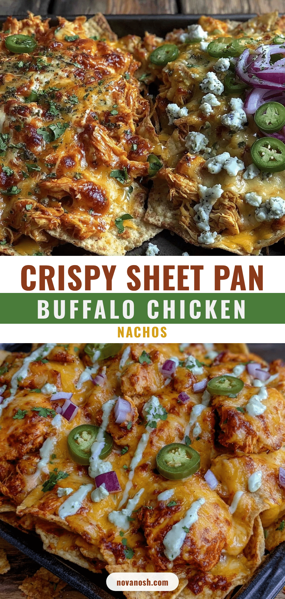 crispy sheet pan buffalo chicken nachos recipe