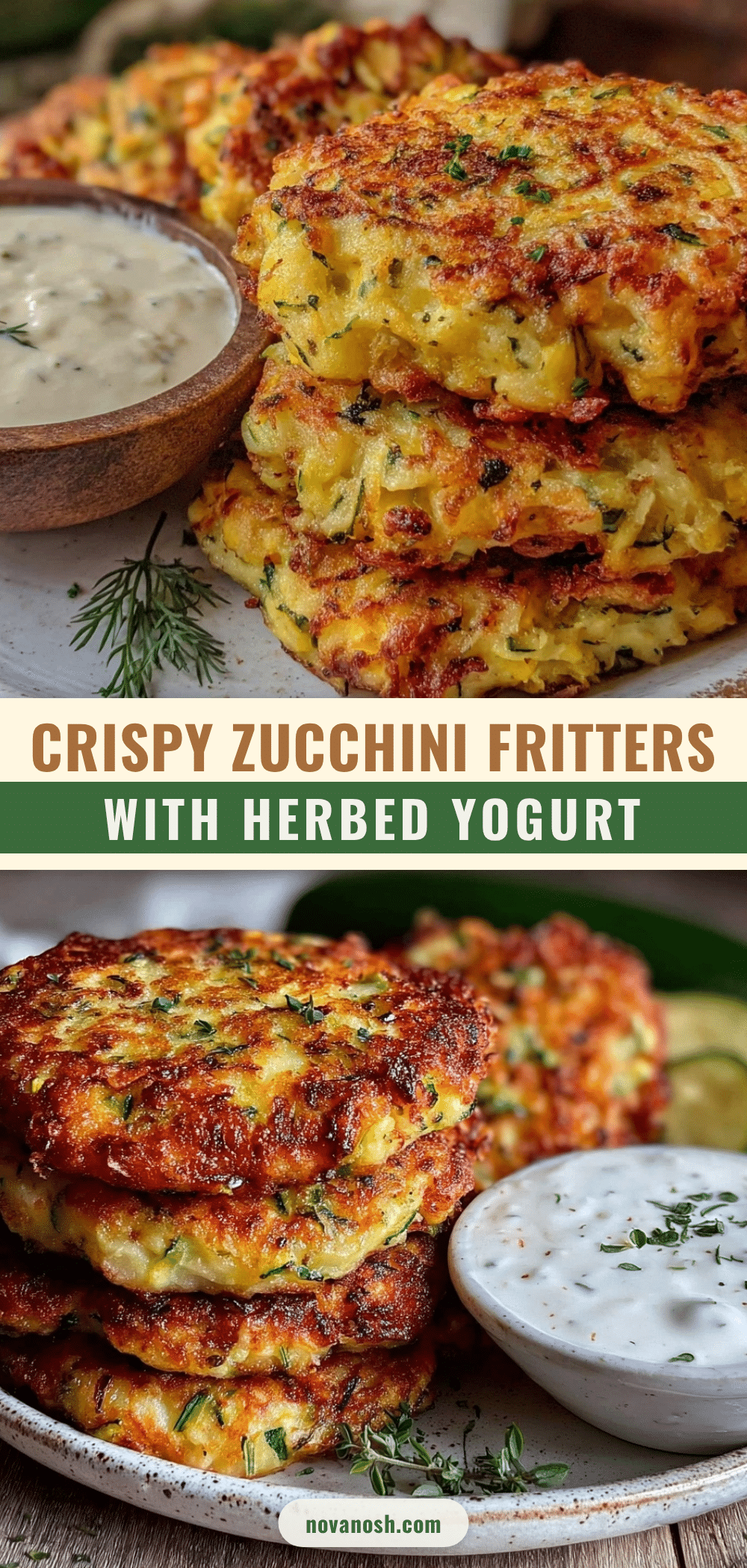 crispy zucchini fritters recipe