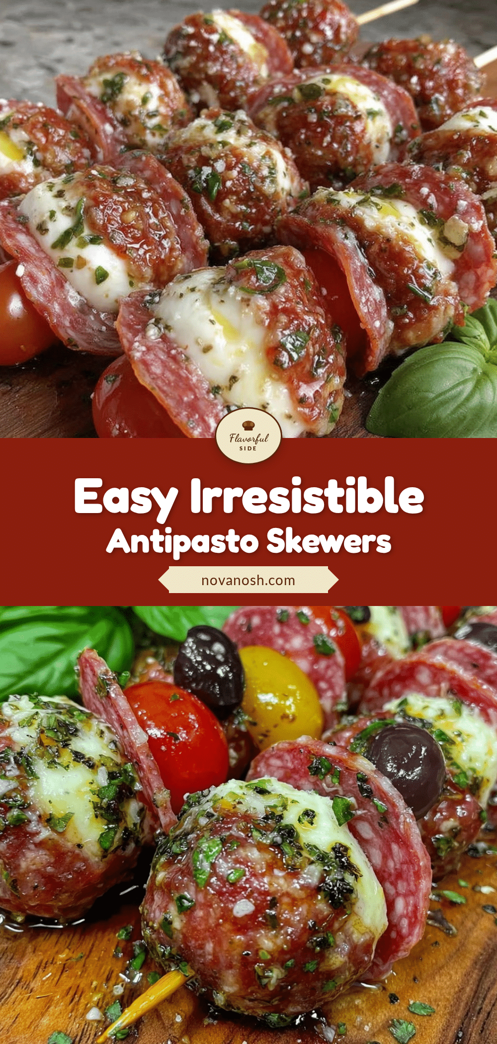 easy antipasto skewers recipe