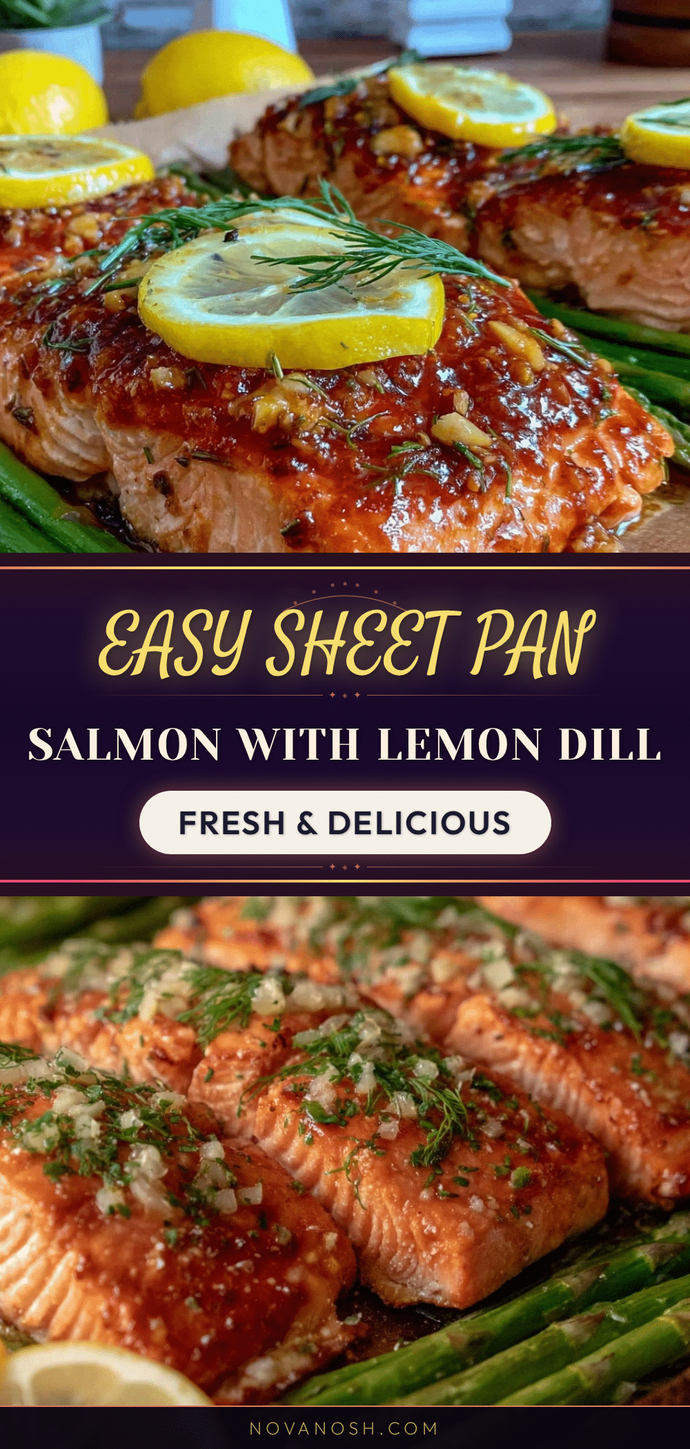 easy sheet pan salmon recipe
