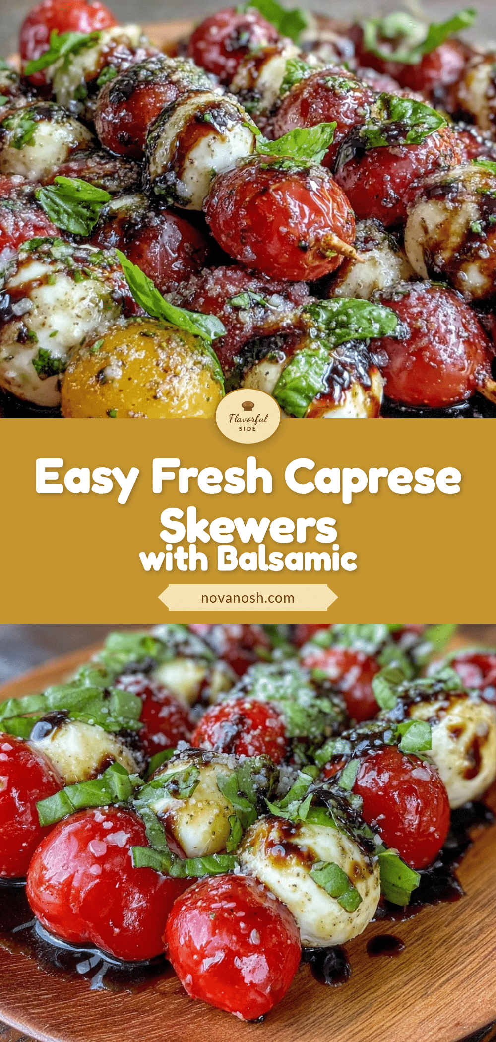 fresh caprese skewers recipe