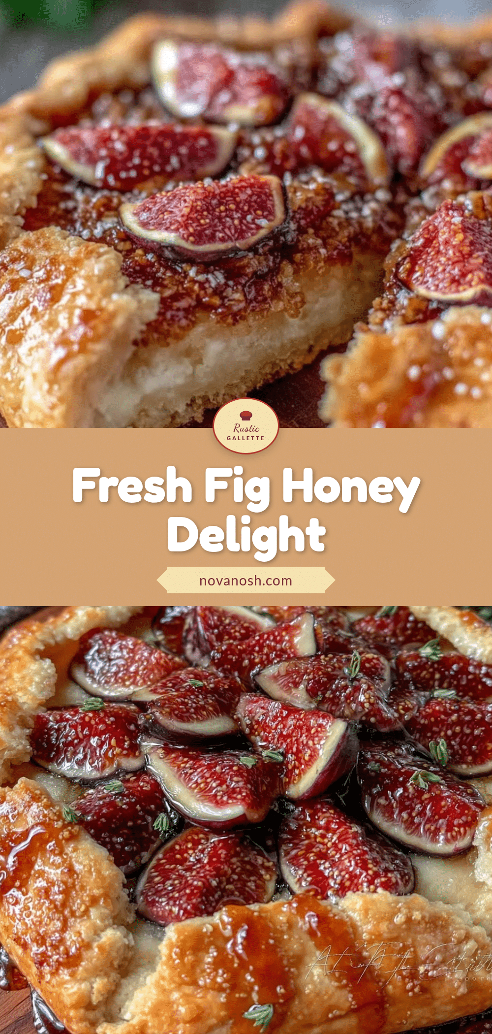 fresh fig and honey galette recipe