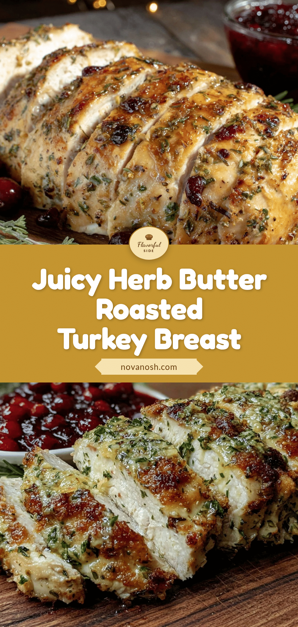 herb butter roasted turkey breast recipe
