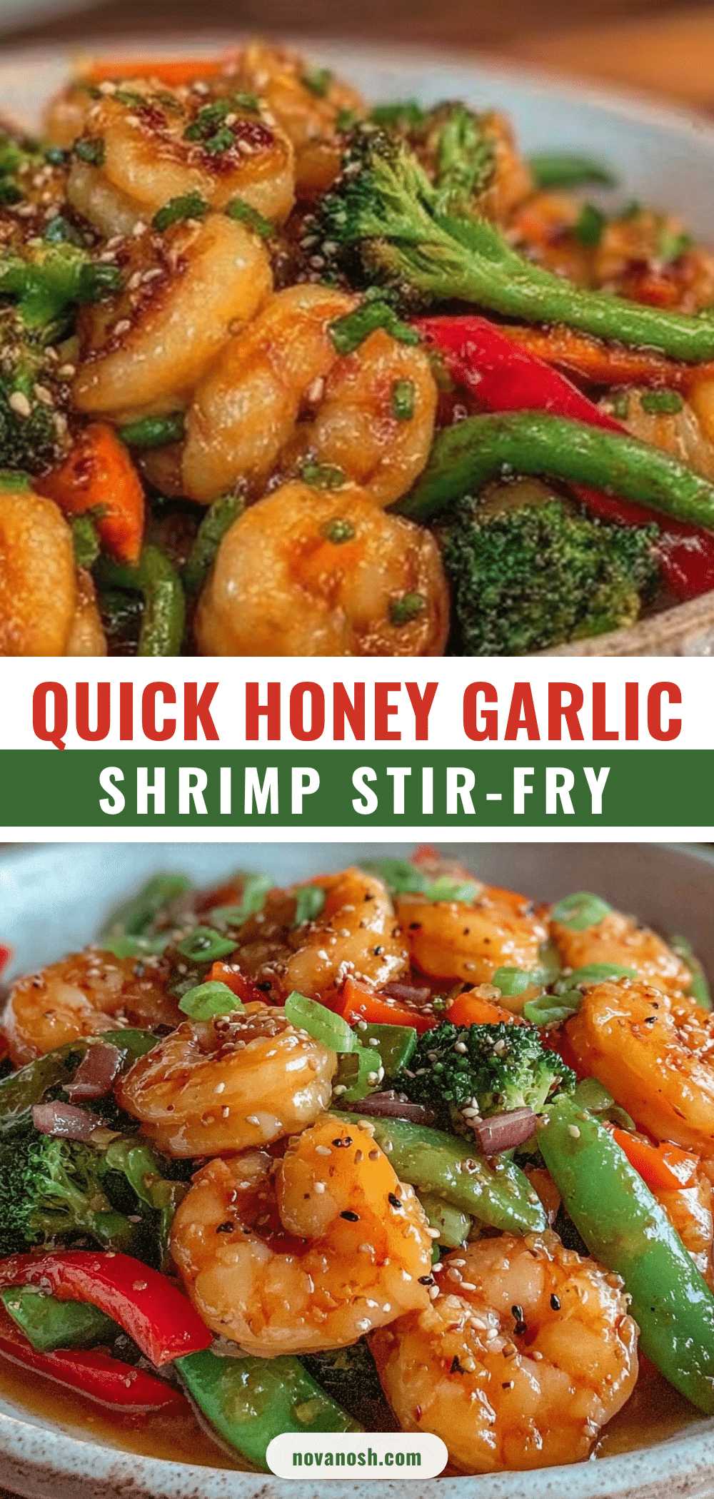 honey garlic shrimp stir-fry recipe