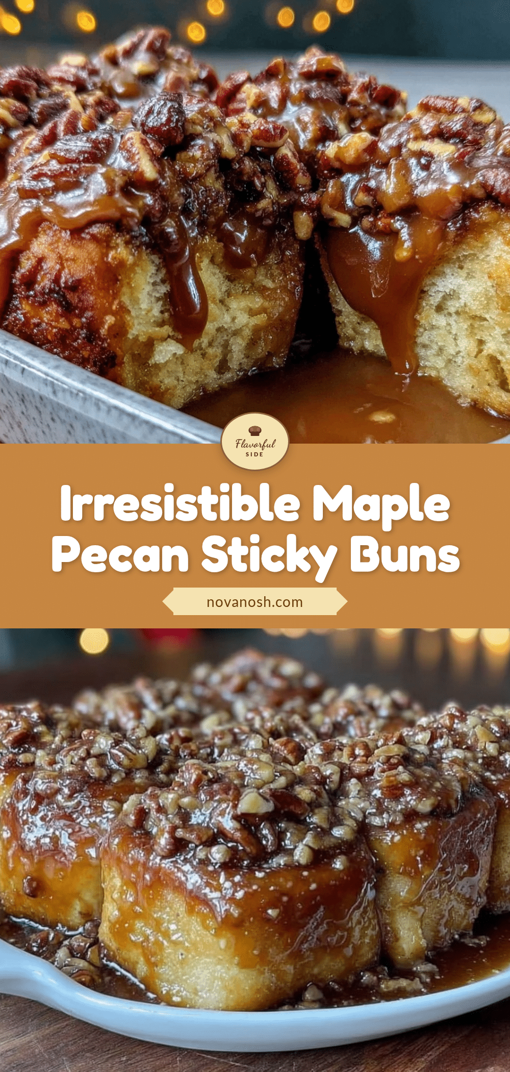 maple pecan sticky buns recipe