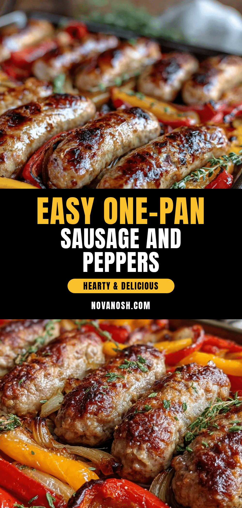 one-pan sausage and peppers recipe recipe