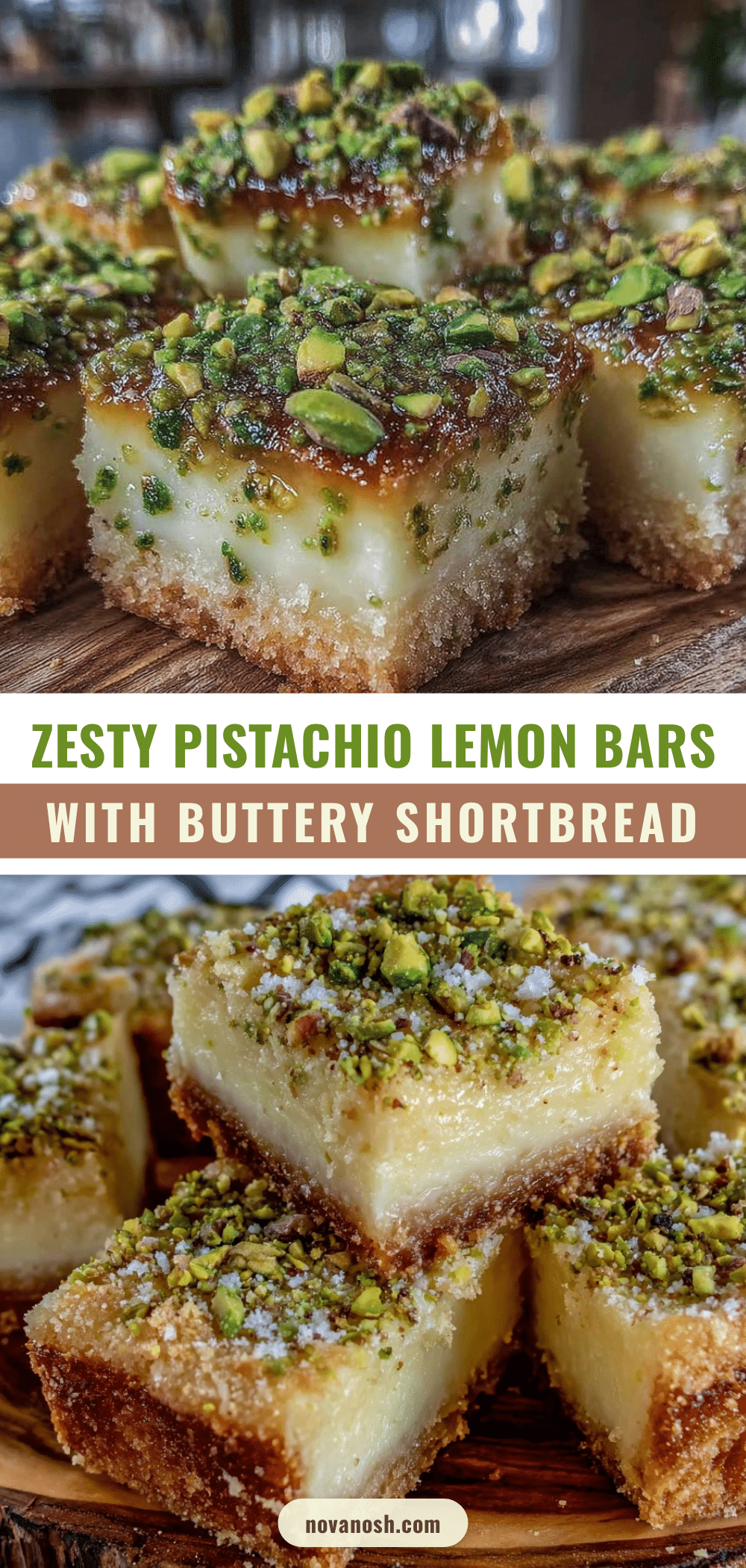 pistachio lemon bars recipe