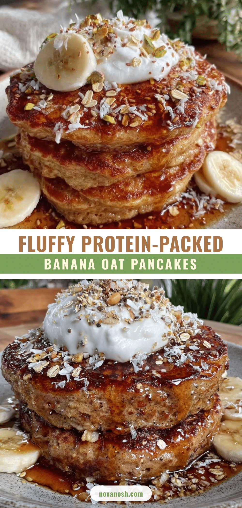 protein-packed banana oat blender pancakes recipe