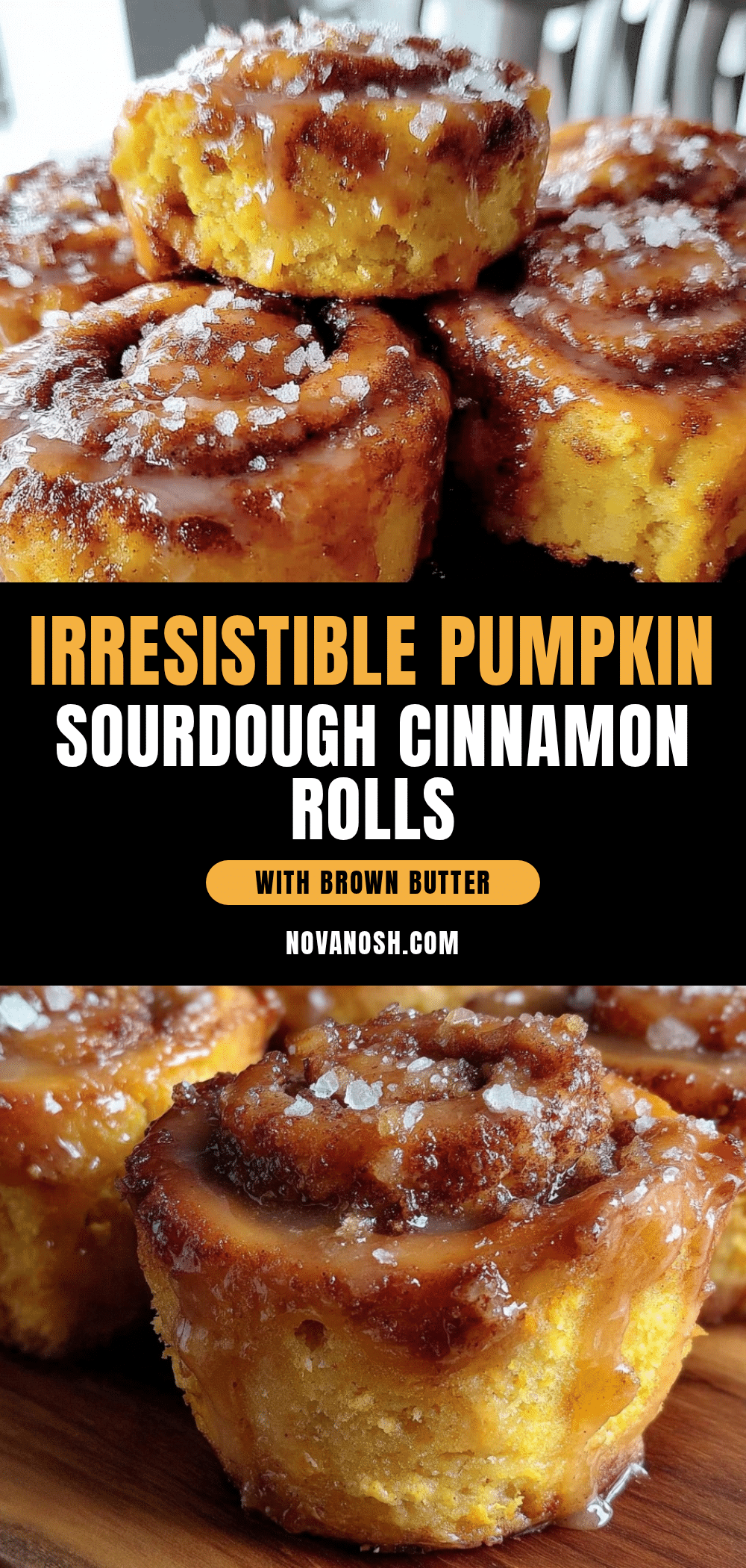 pumpkin sourdough cinnamon rolls recipe