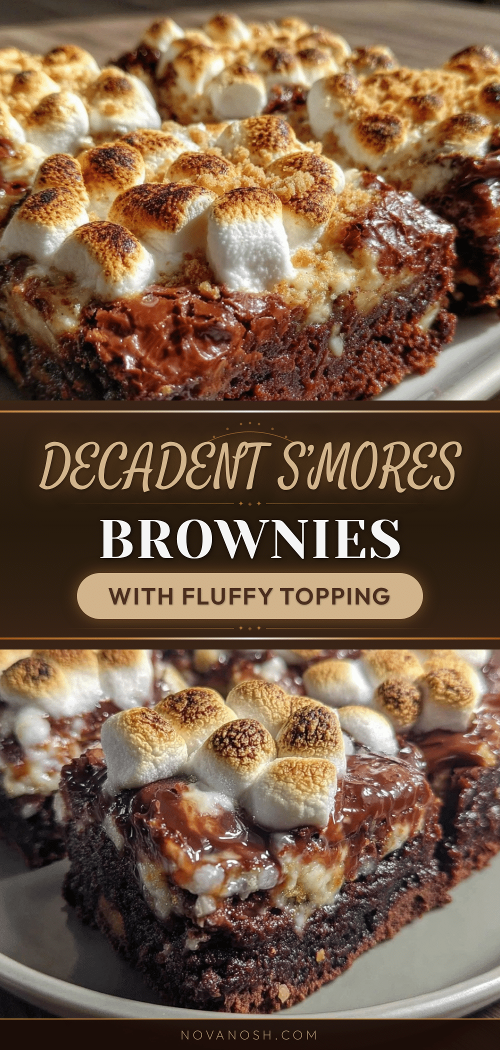 s’mores brownies recipe