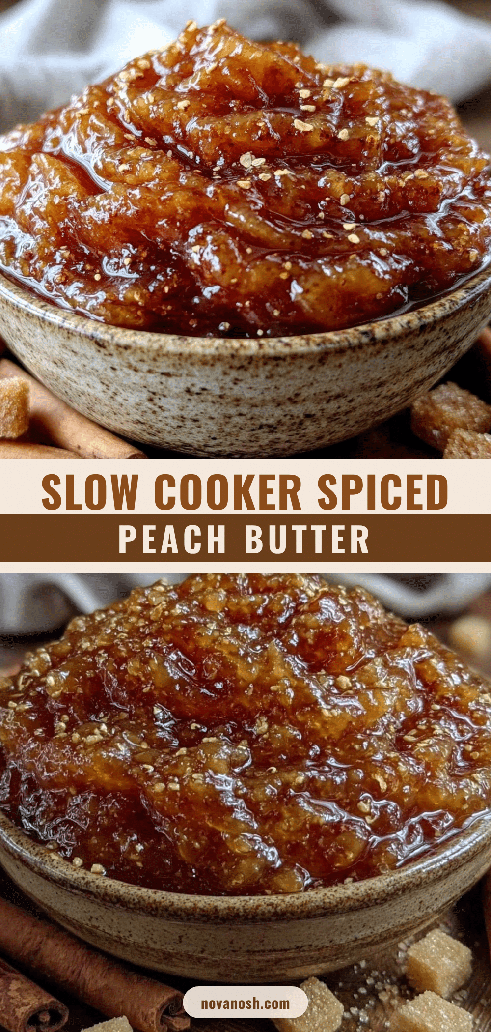 slow cooker peach butter recipe