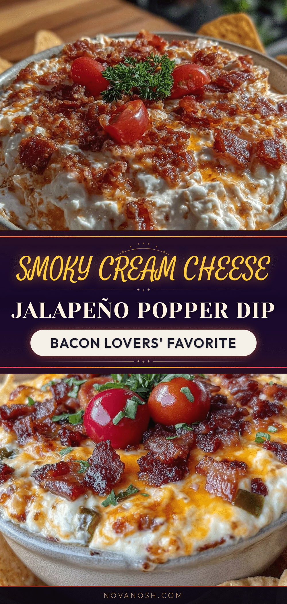 smoked cream cheese jalapeño popper dip recipe