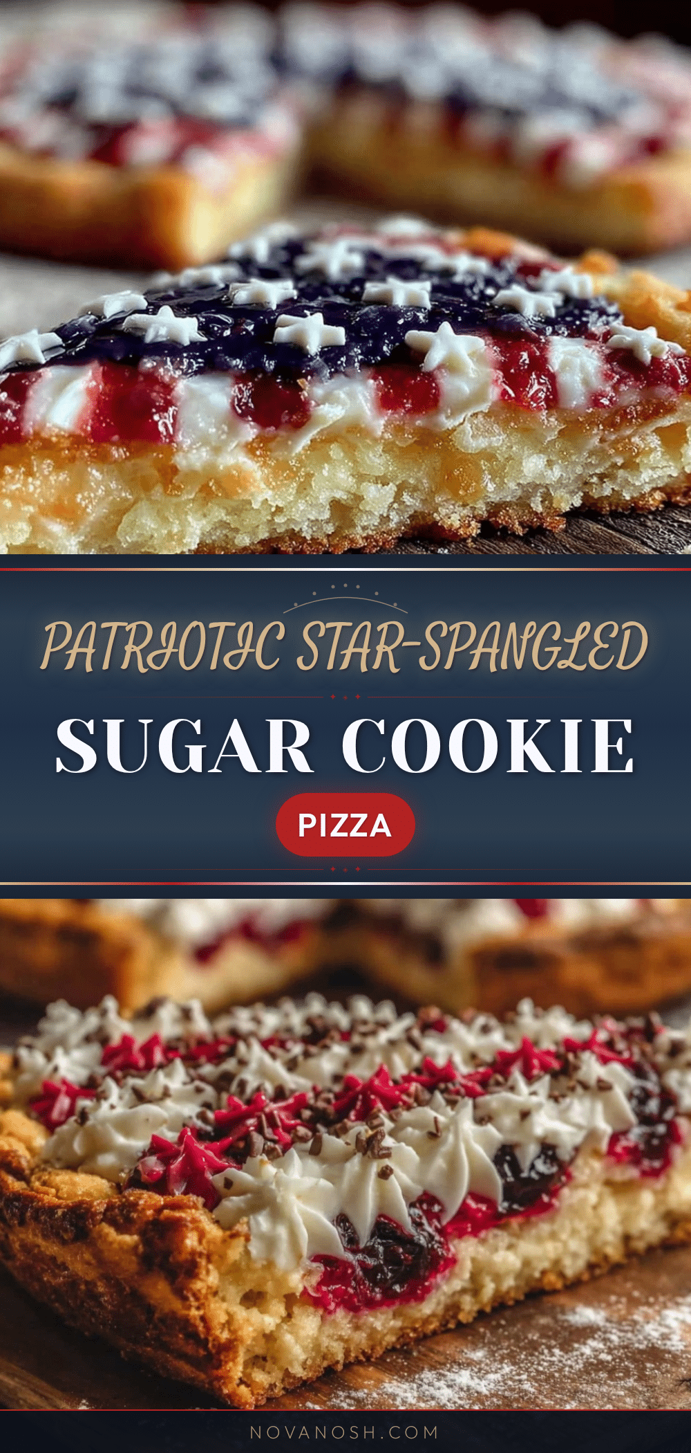star-spangled cookie pizza recipe