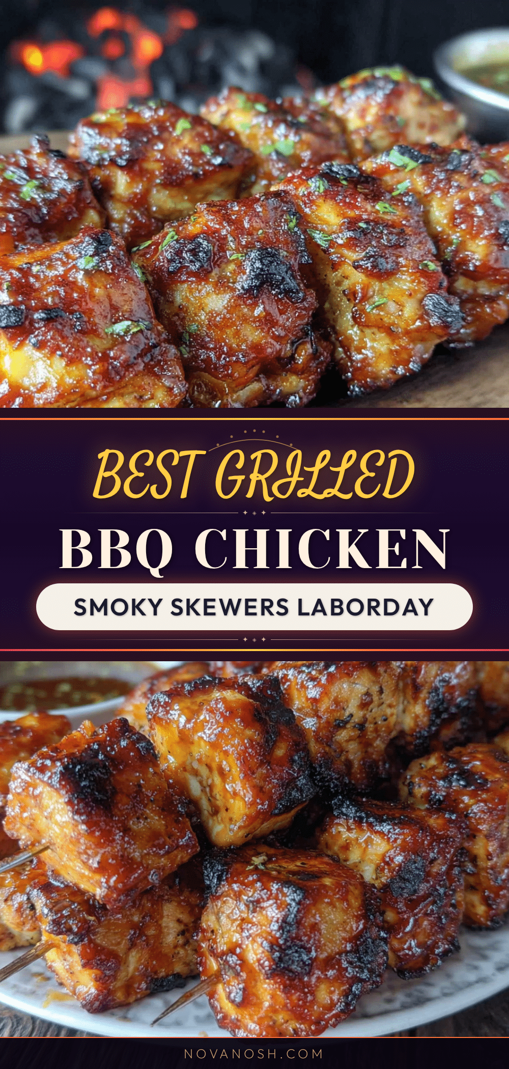 BBQ chicken skewers recipe