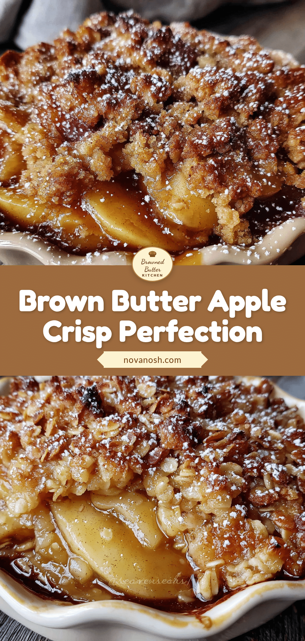 brown butter apple crisp recipe