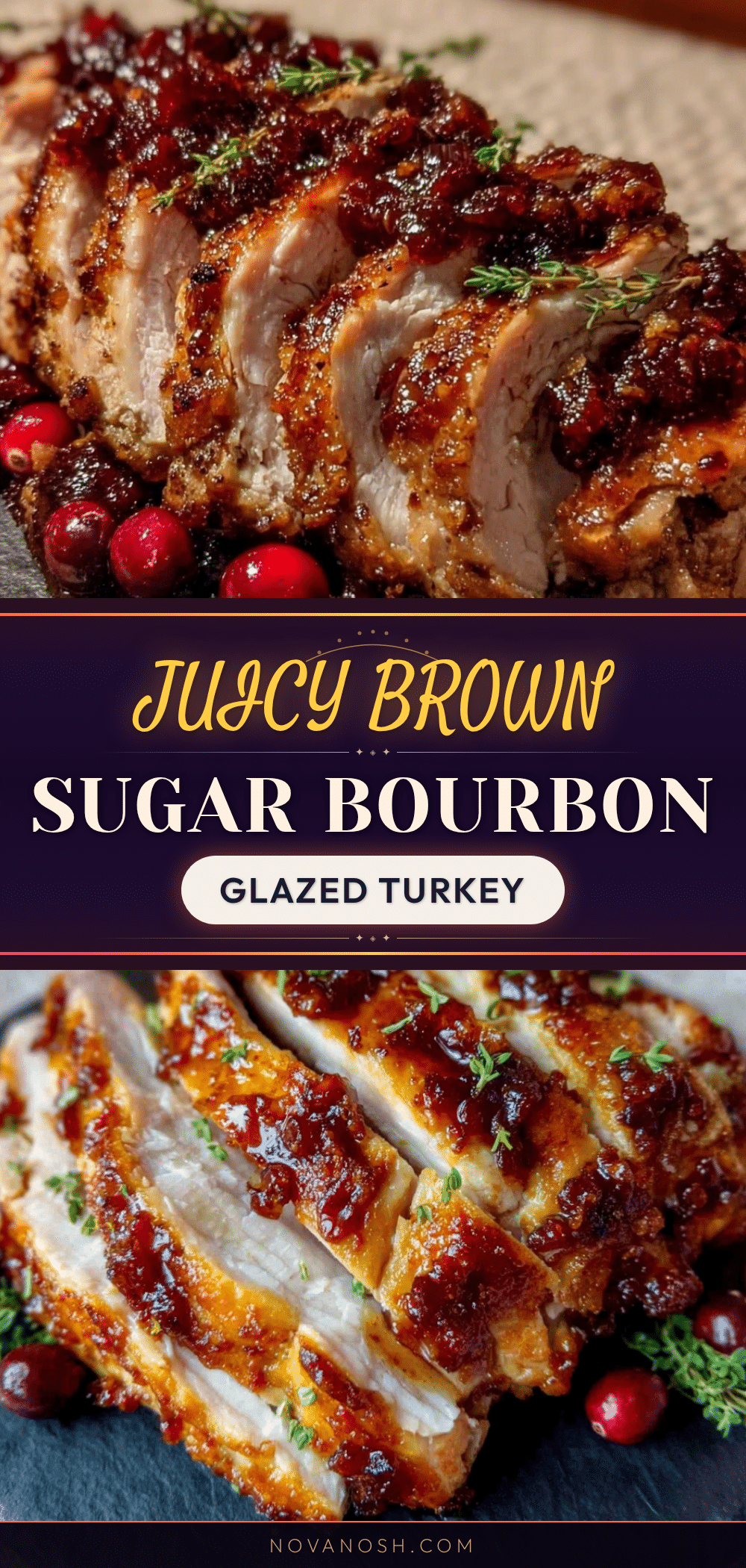 brown sugar bourbon glazed turkey breast recipe