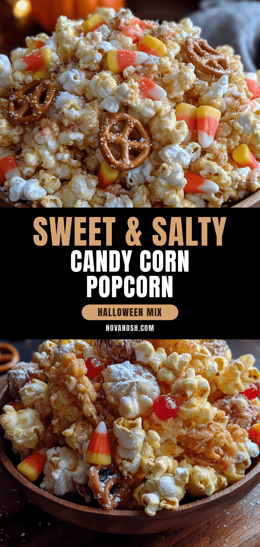 candy corn popcorn snack mix recipe