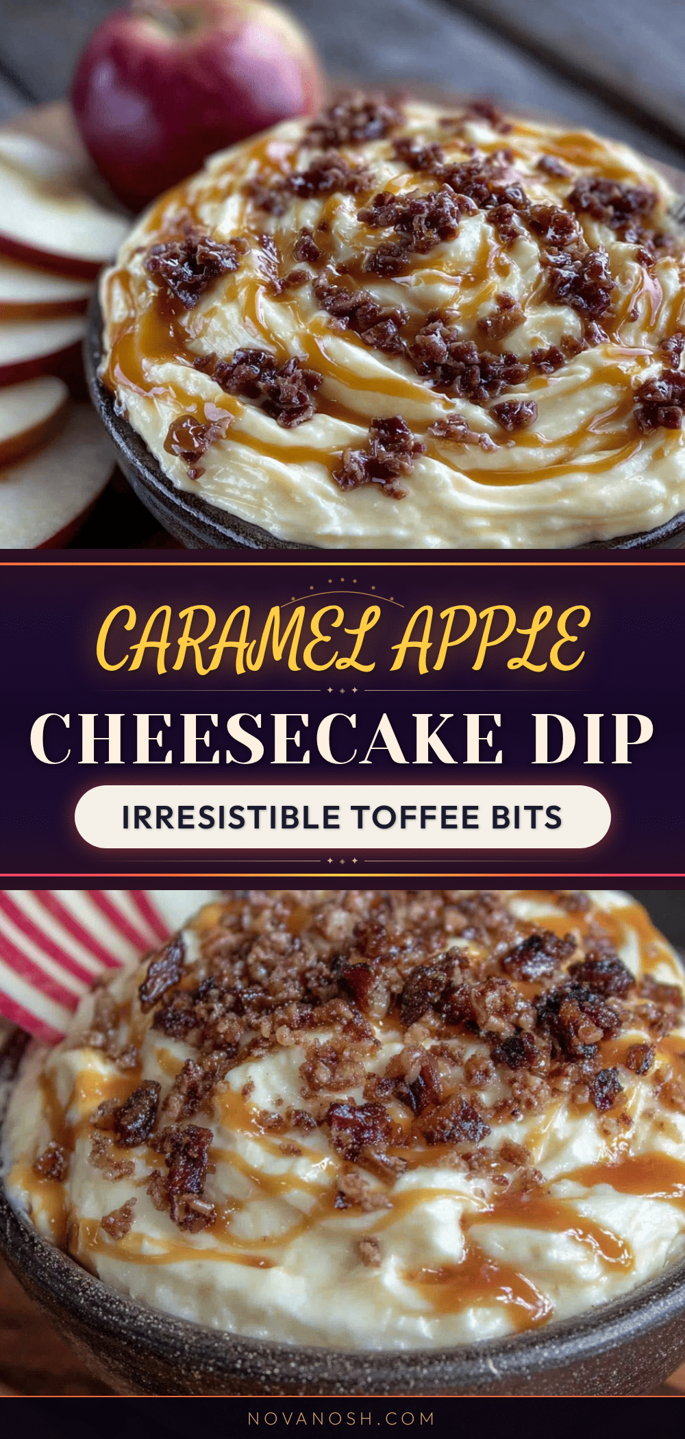 caramel apple cheesecake dip recipe