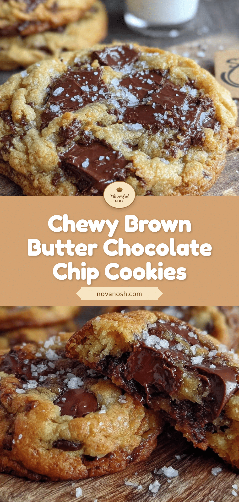 chewy brown butter chocolate chip cookies recipe