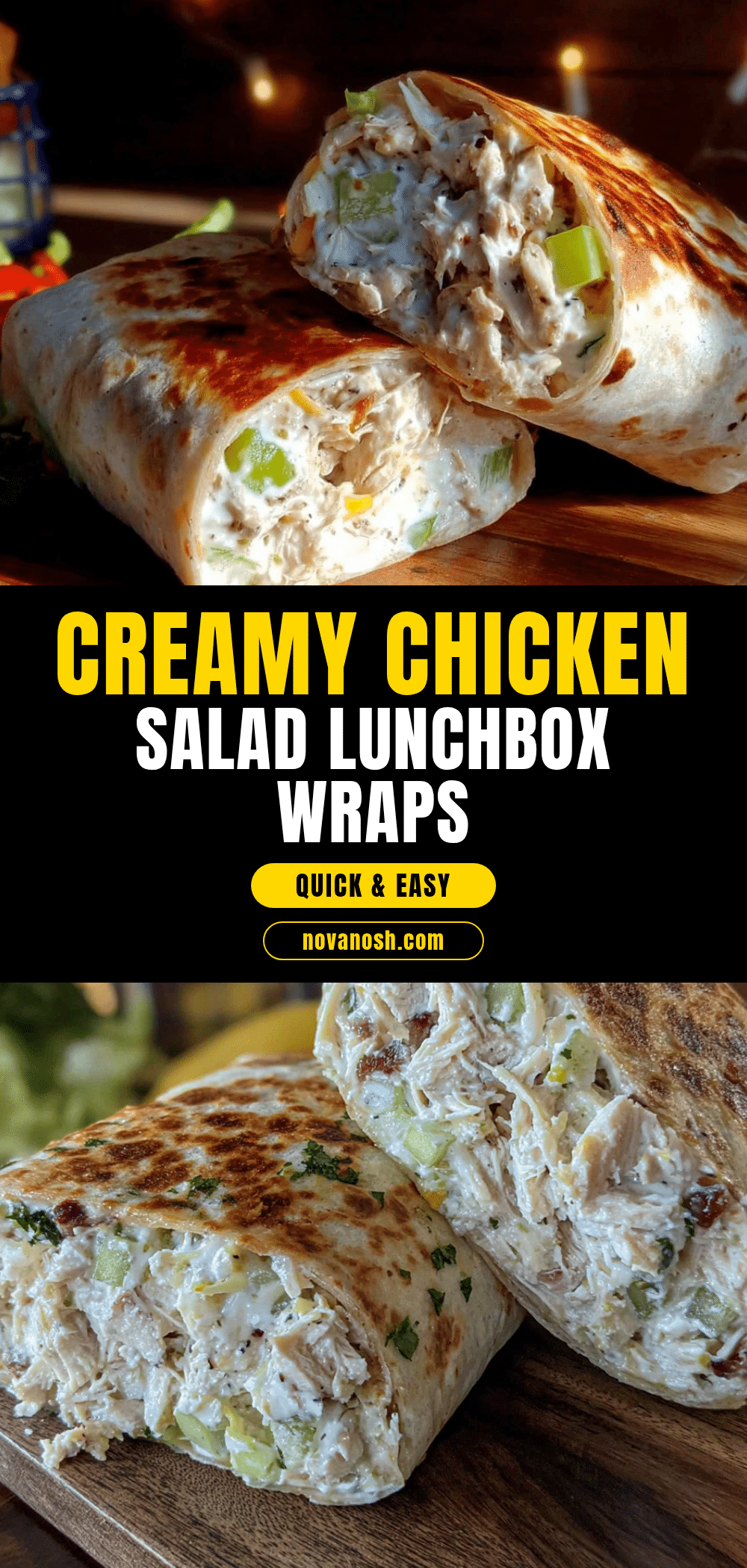 chicken salad wraps recipe