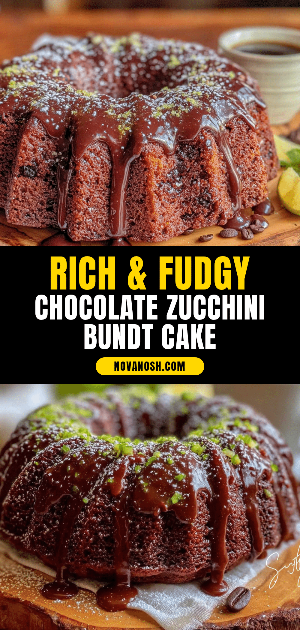 chocolate zucchini bundt cake recipe