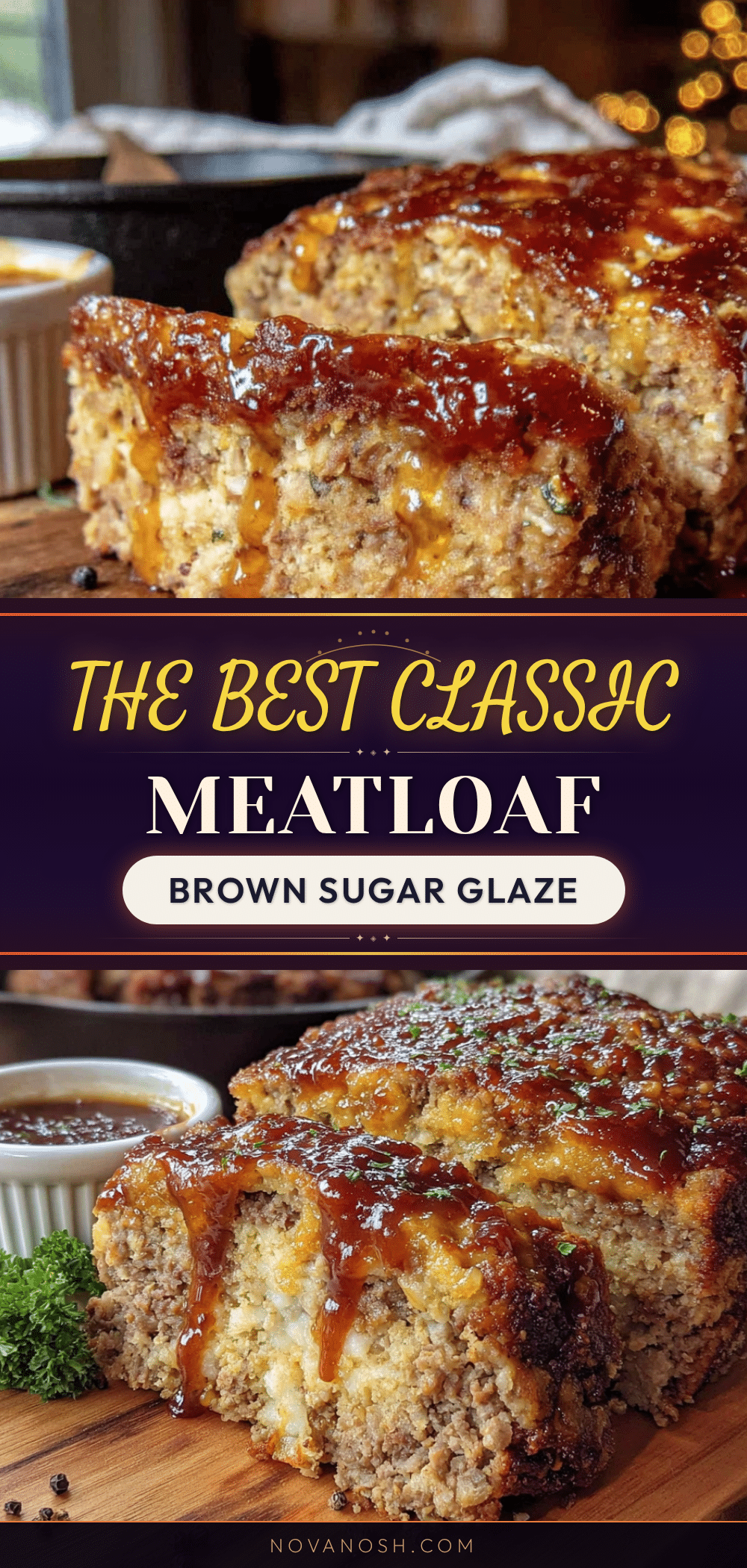 classic meatloaf with brown sugar ketchup glaze recipe