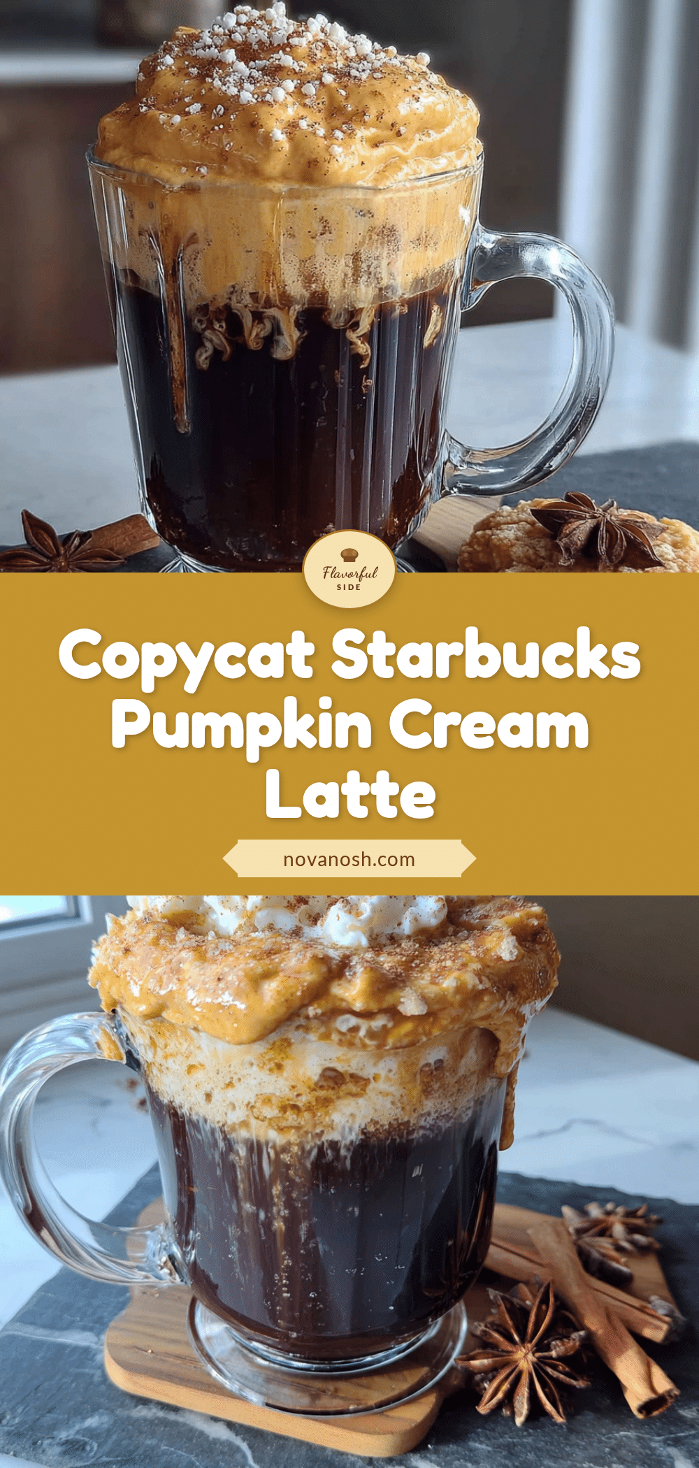 copycat starbucks pumpkin cream latte recipe