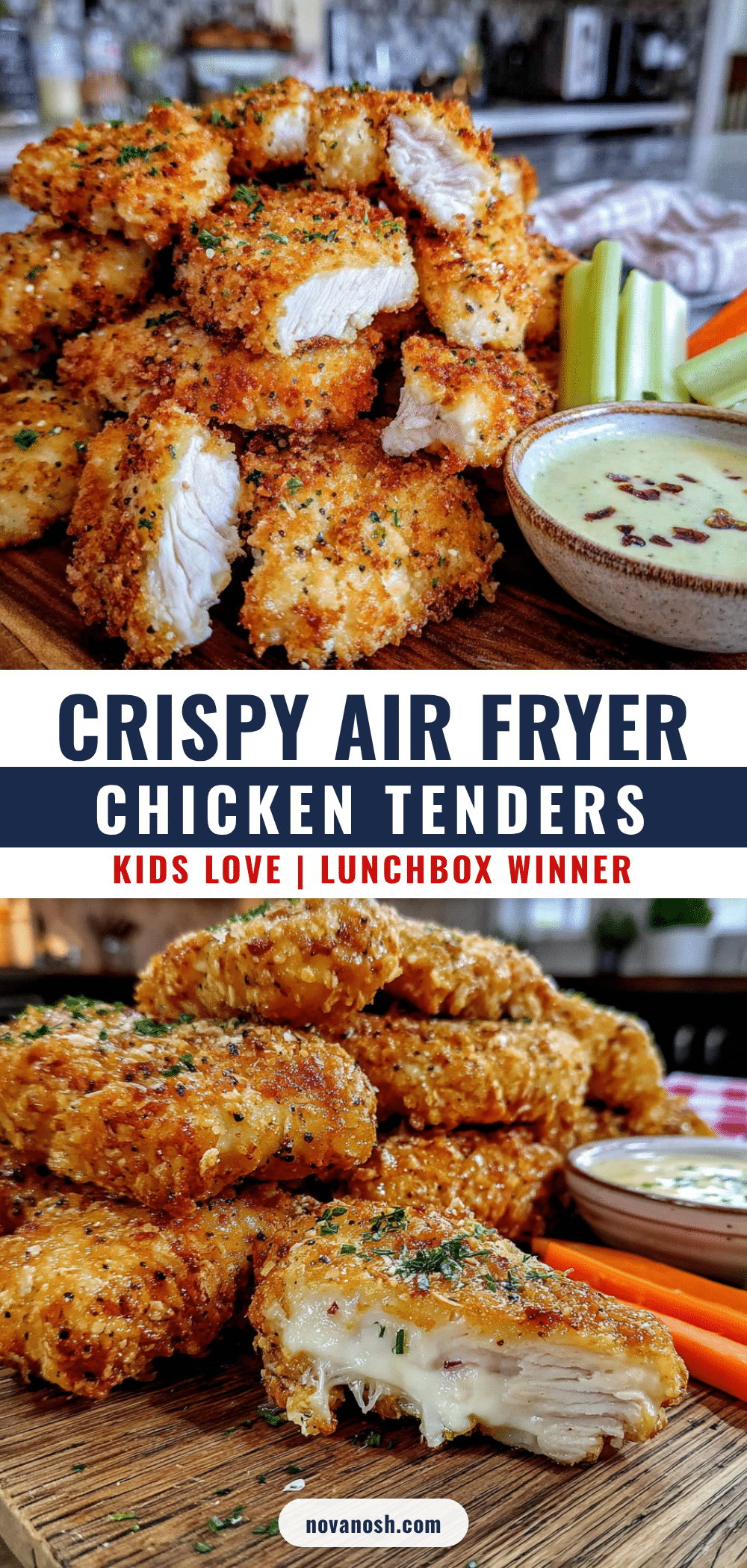 crispy air fryer chicken tenders recipe