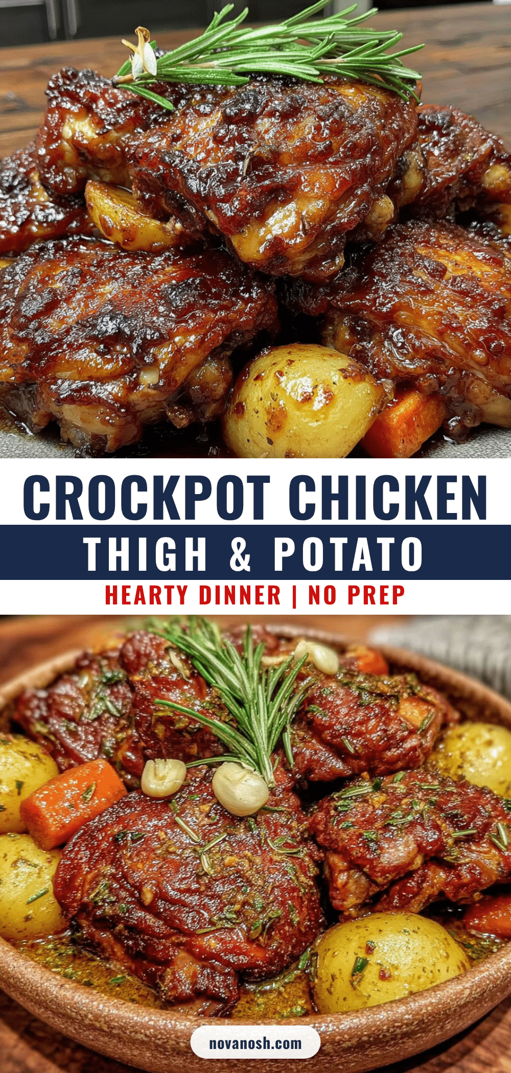 crockpot chicken thighs and potatoes recipe