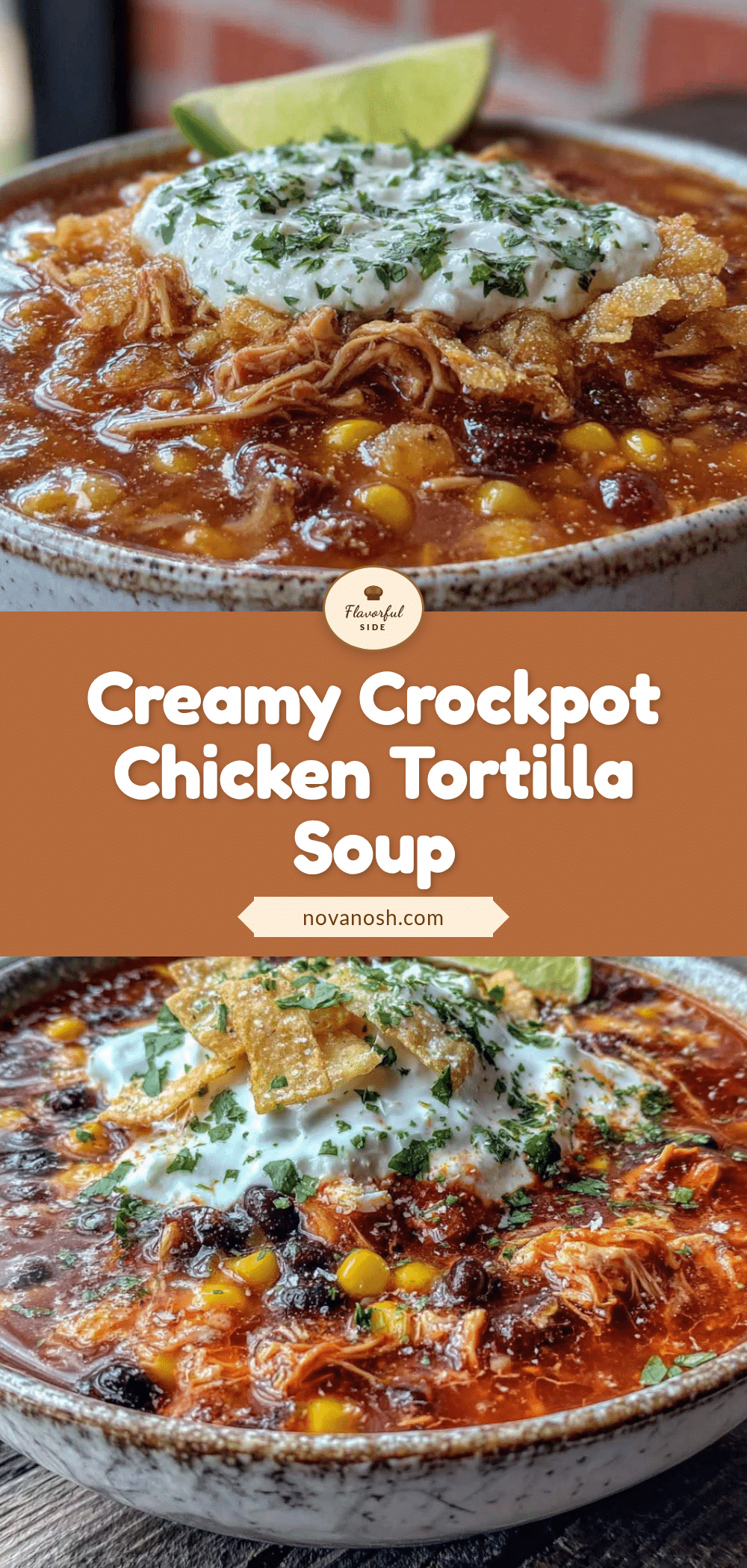 crockpot chicken tortilla soup recipe