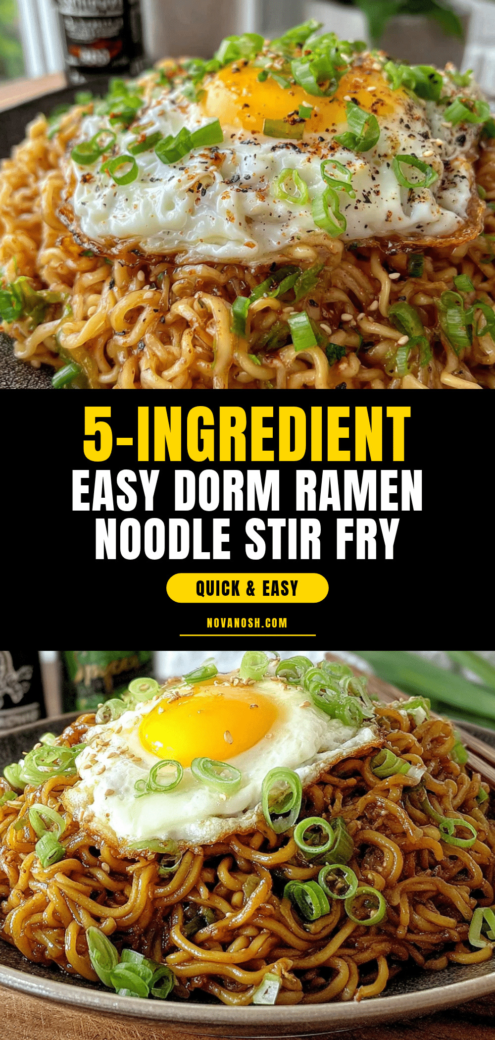 dorm room ramen stir fry recipe