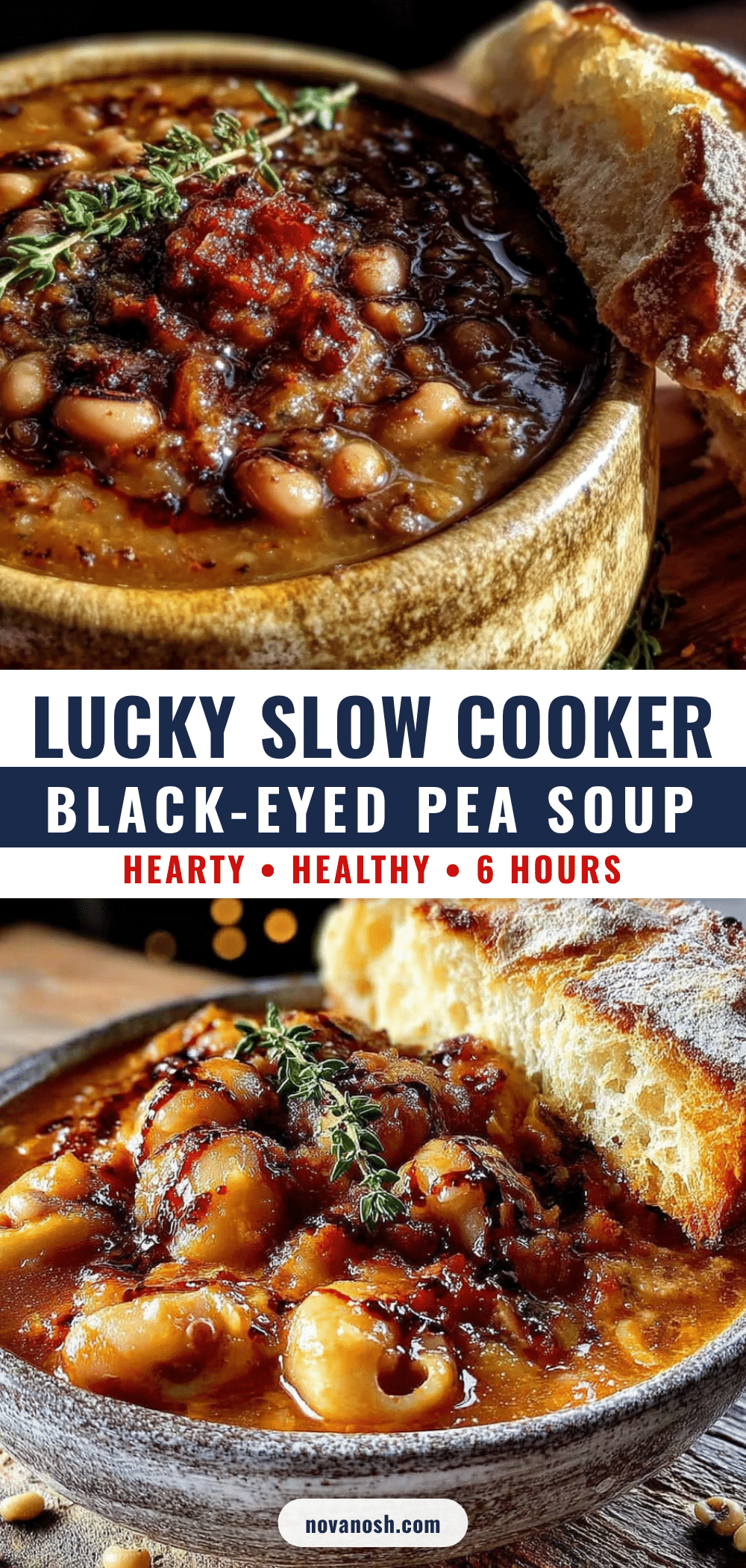 easy slow cooker black-eyed pea soup recipe