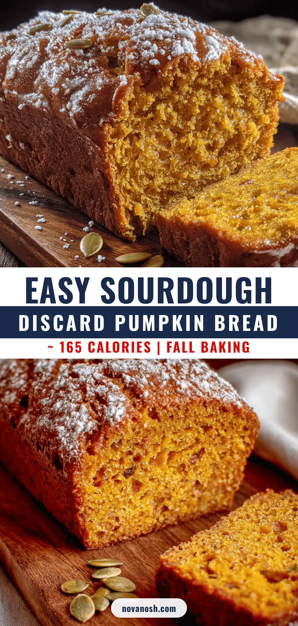 easy sourdough discard pumpkin bread recipe