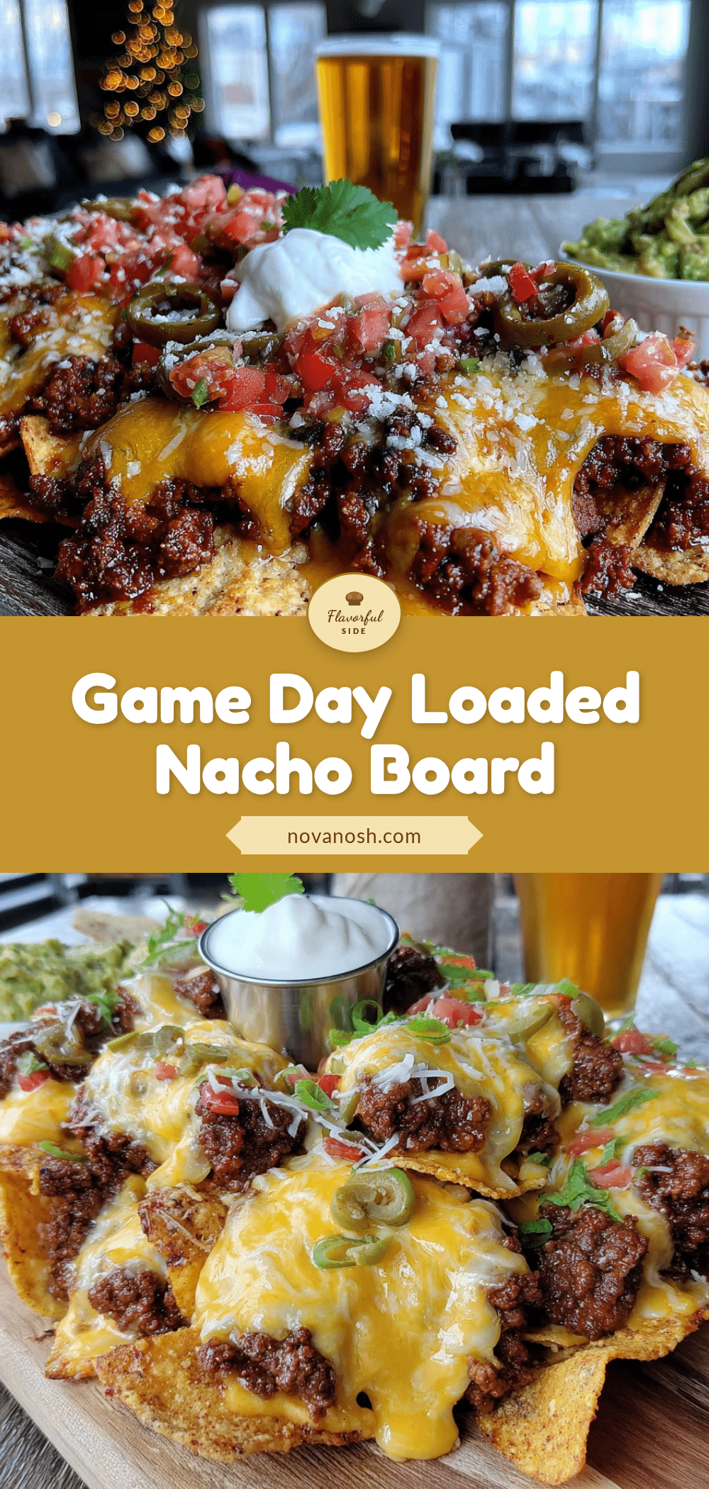 game day loaded nacho football charcuterie board recipe