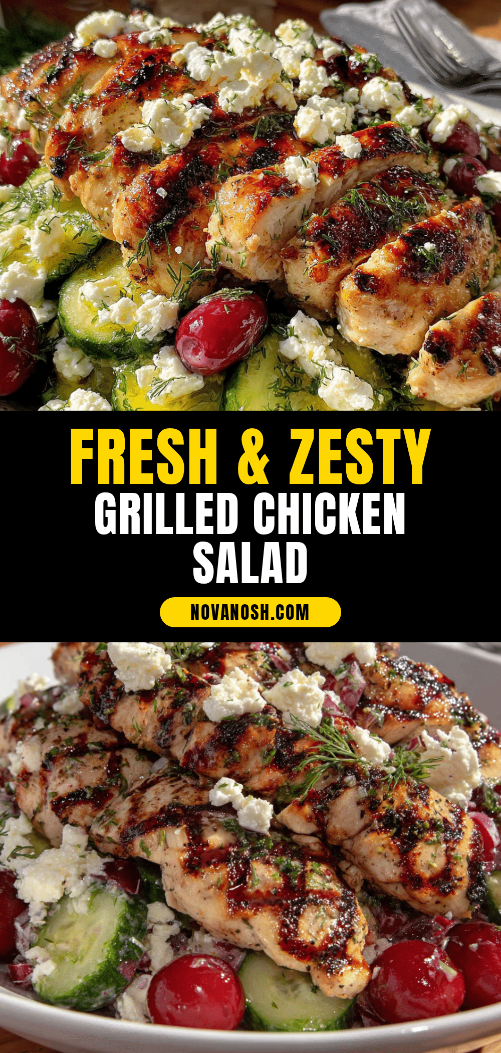 grilled chicken cucumber salad recipe