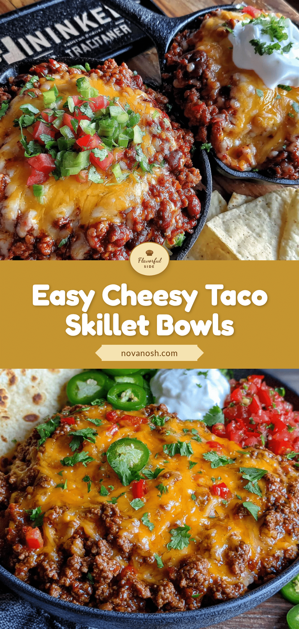 ground turkey taco bowls recipe