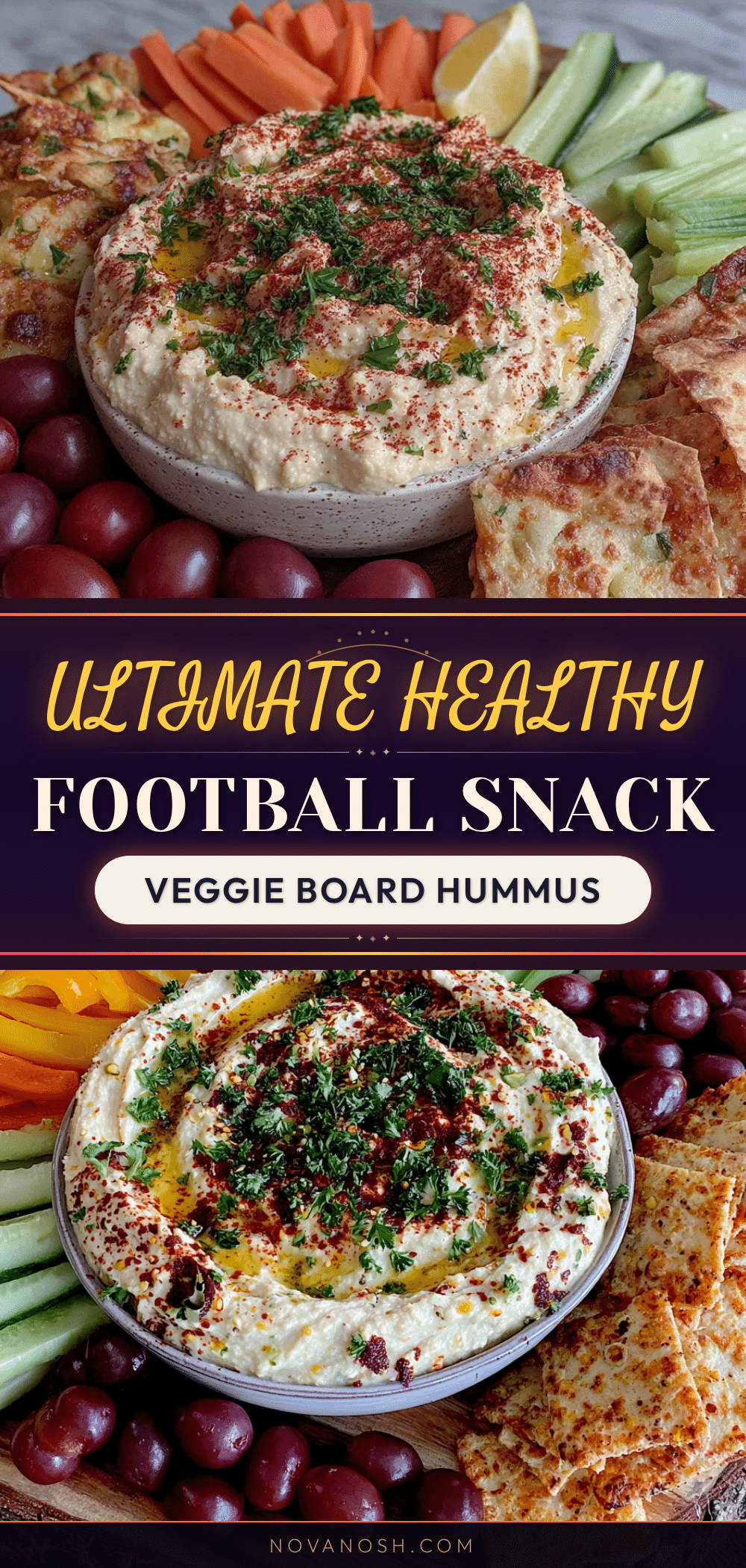 healthy football snack board recipe