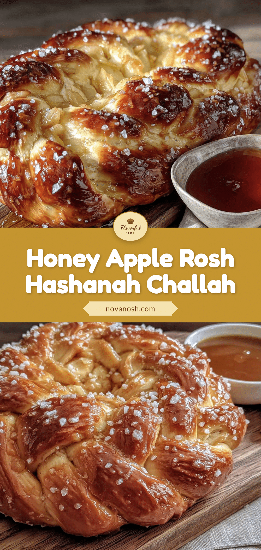 honey apple rosh hashanah challah recipe