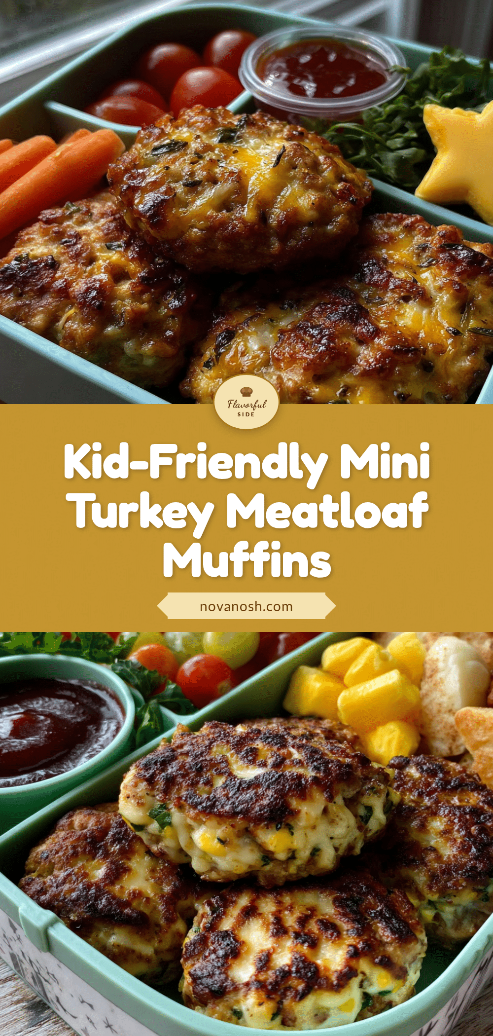 mini turkey meatloaf muffins recipe