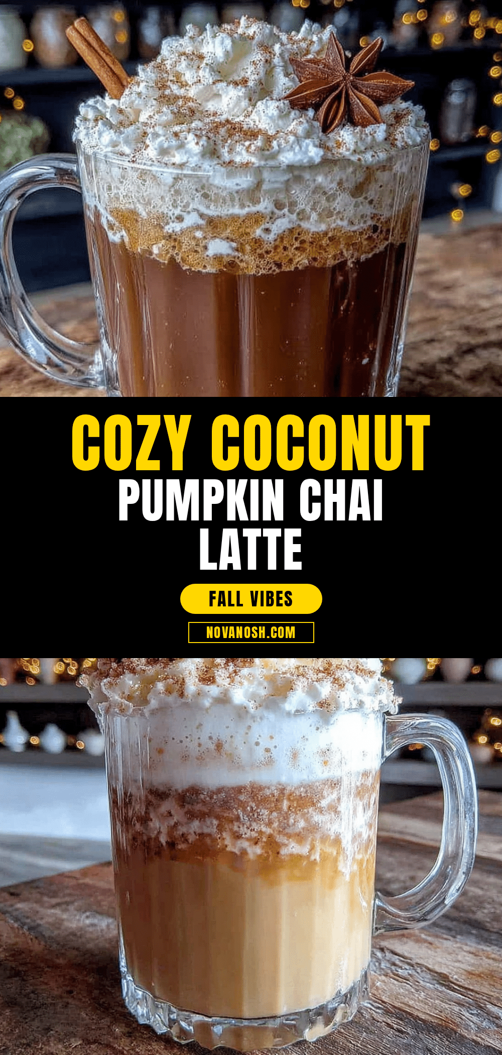 Pumpkin Chai Latte with Coconut Milk recipe