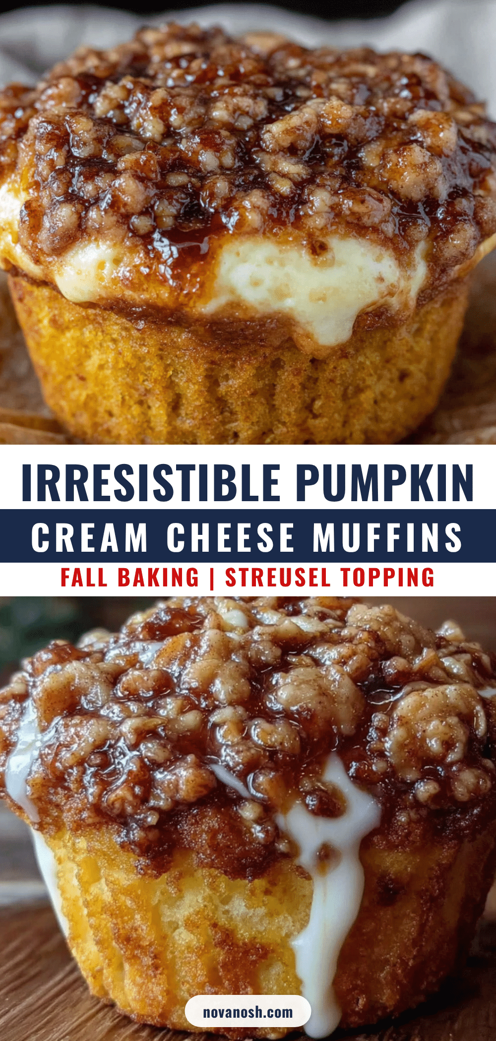 pumpkin cream cheese muffins recipe