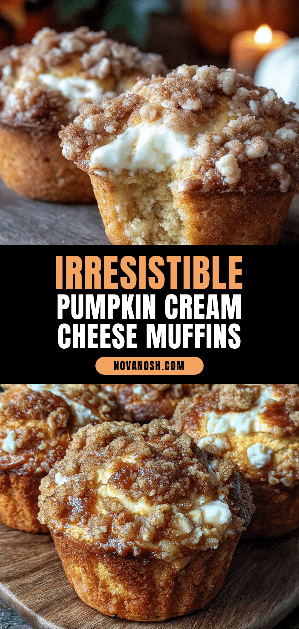 pumpkin cream cheese muffins recipe