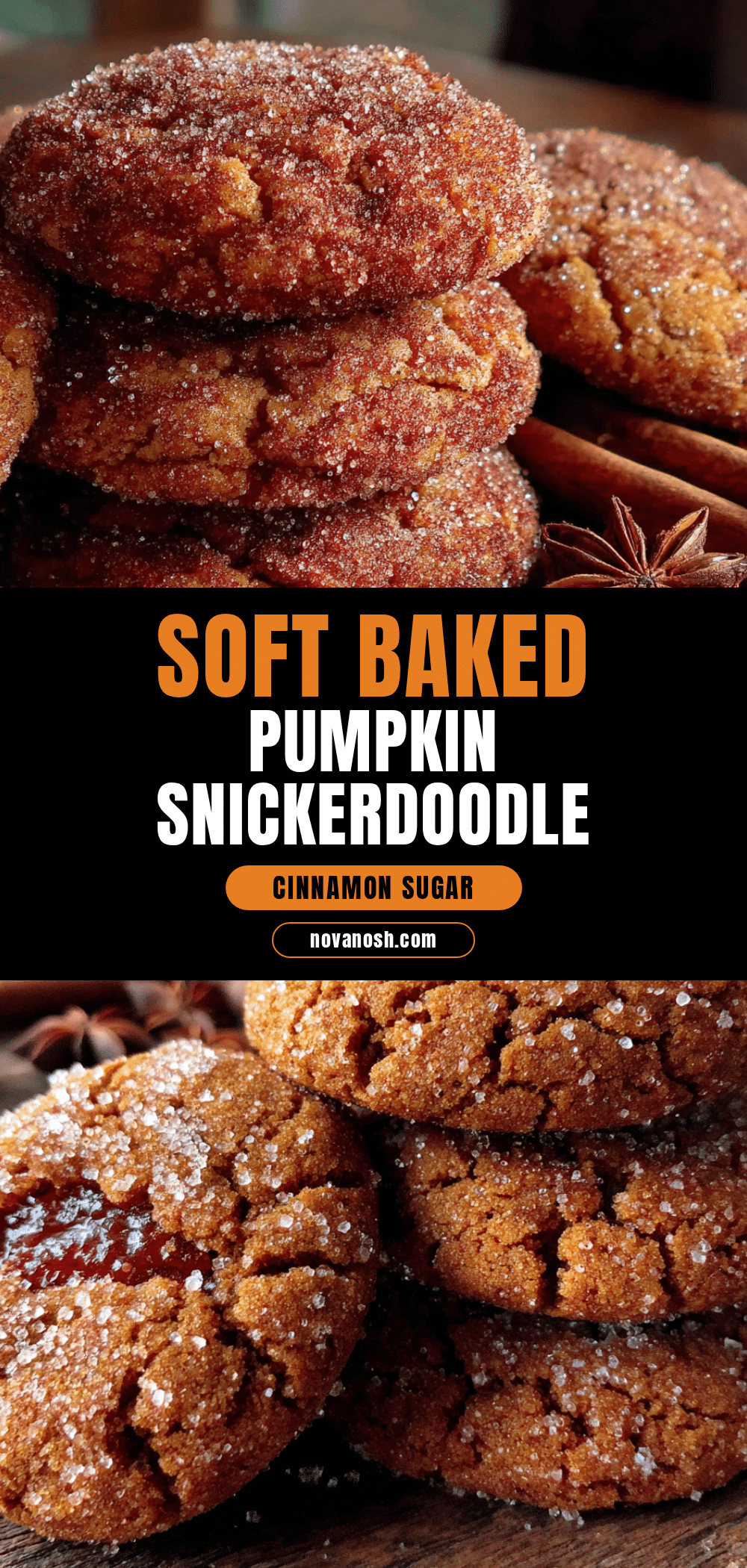 pumpkin snickerdoodle cookies recipe