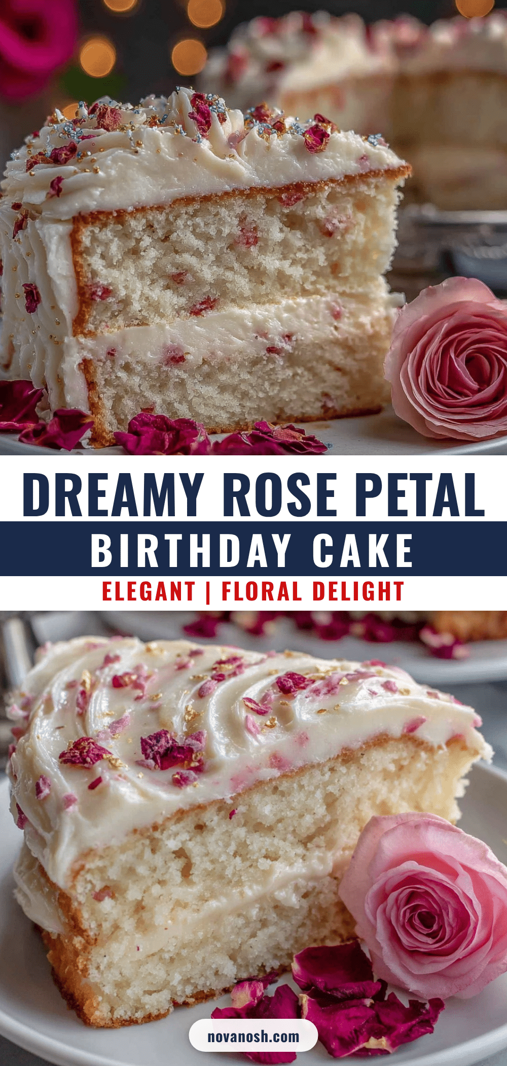 rose petal birthday cake recipe